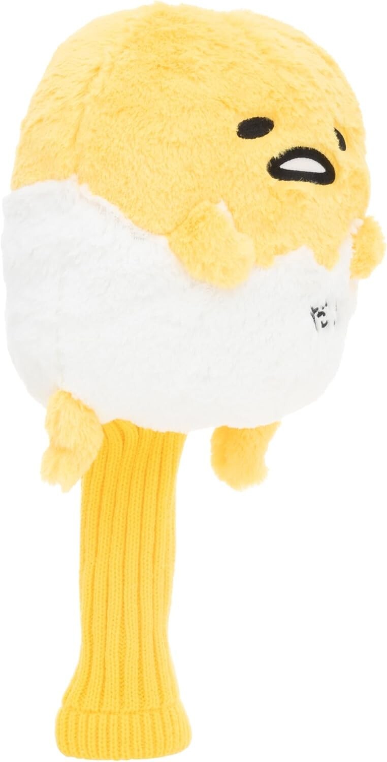 SANRIO GUDETAMA Plush Golf Driver Headcover – 460cc Compatible – Exclusive from Japan