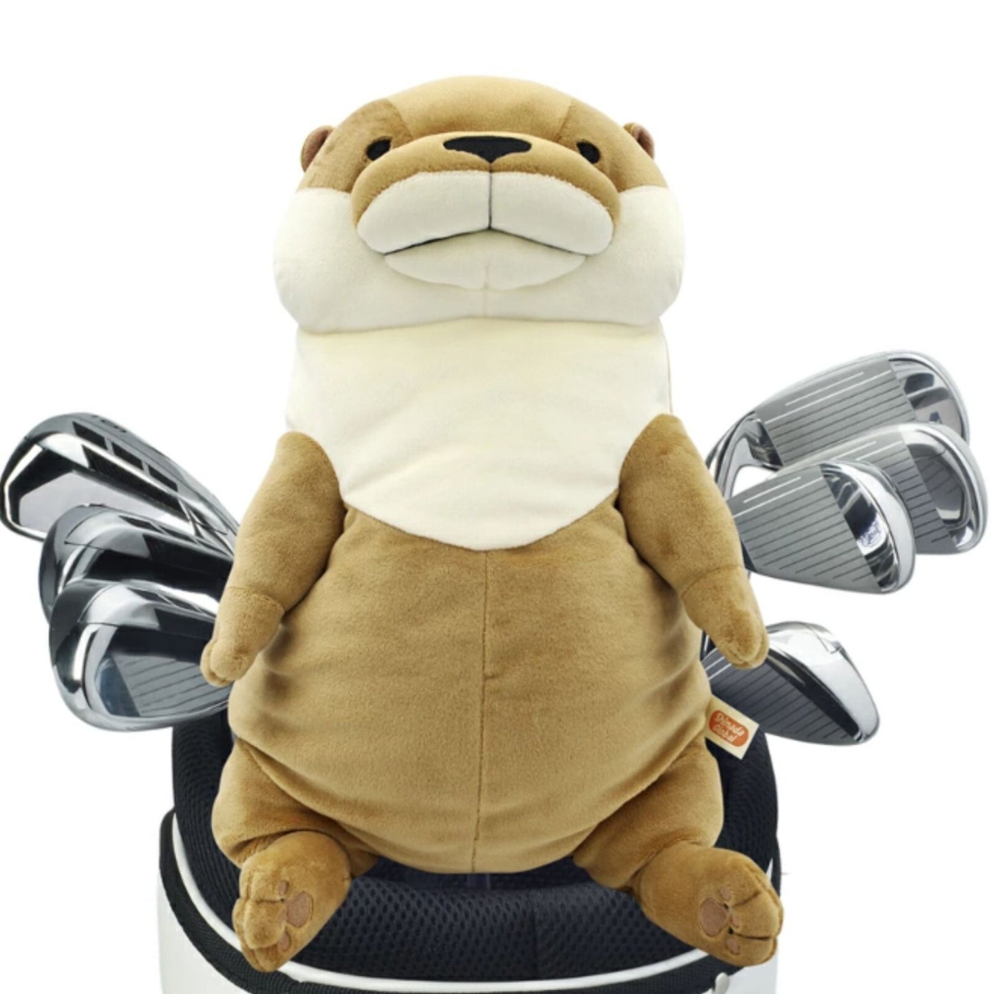 Otter Brown Color Plush Golf Driver Headcover – 460cc Compatible – Exclusive from Japan
