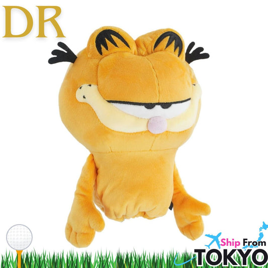 Garfield Cat Plush Golf Driver Headcover – 460cc Compatible – Exclusive from Japan