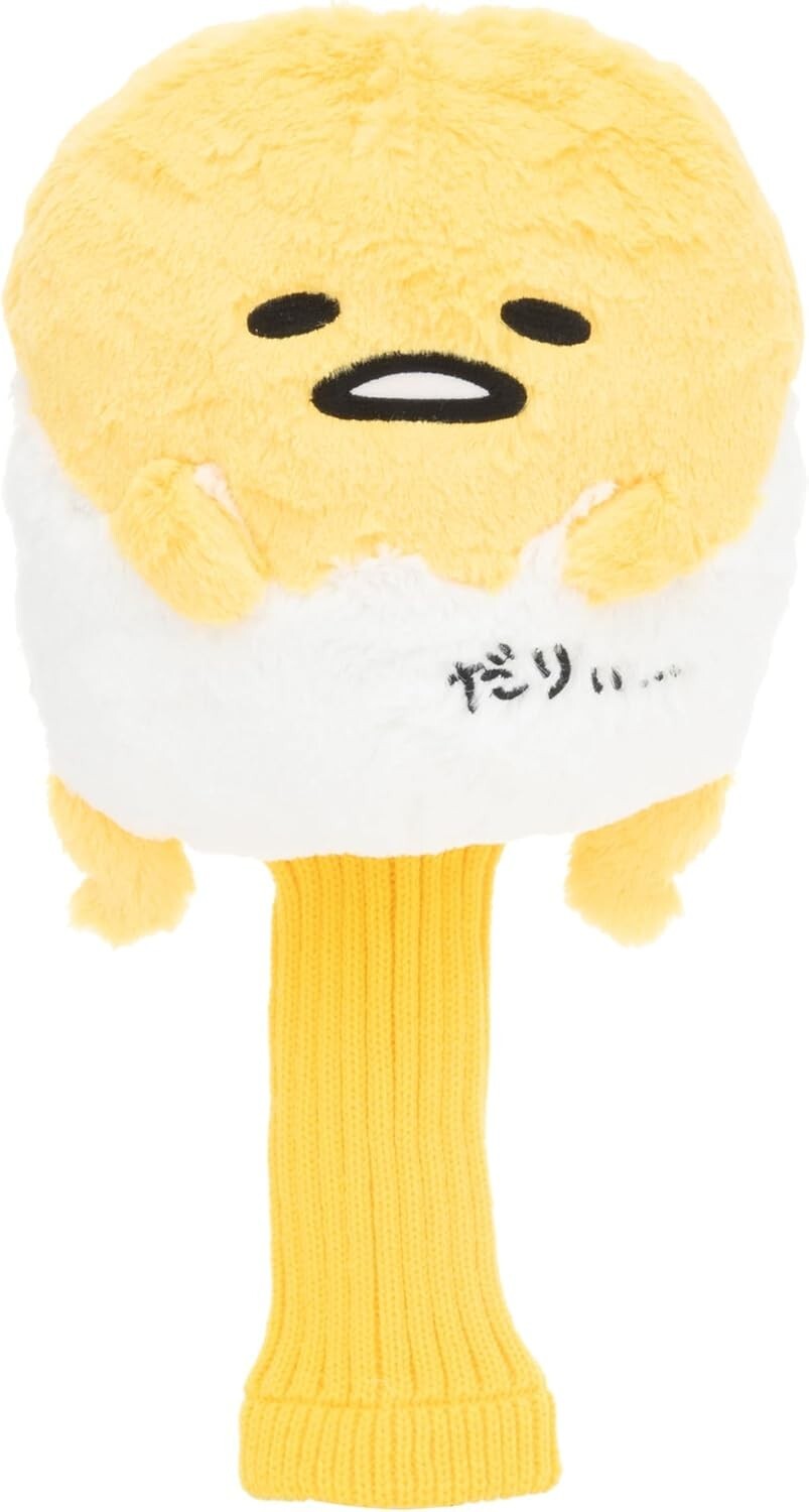 SANRIO GUDETAMA Plush Golf Driver Headcover – 460cc Compatible – Exclusive from Japan