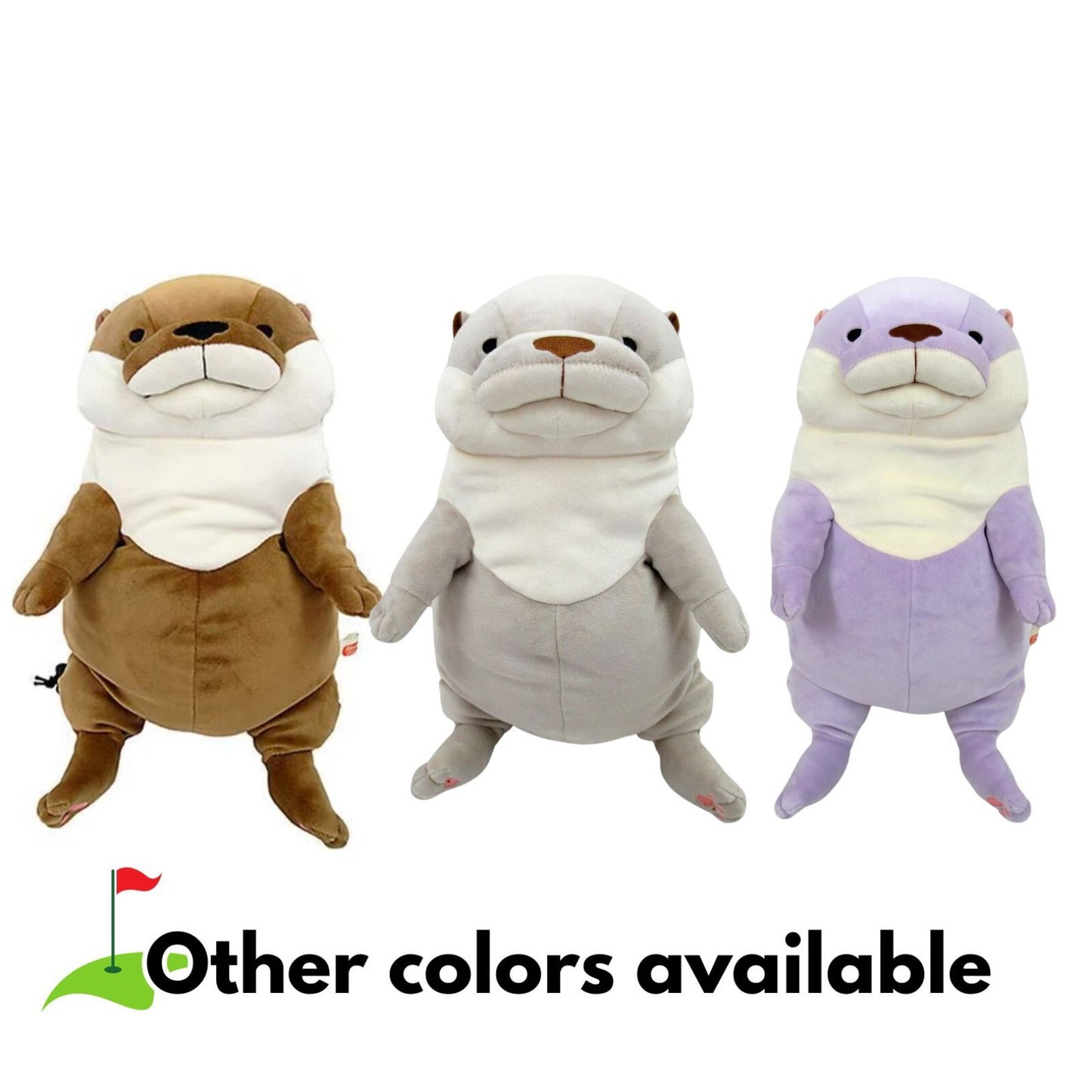 Otter Brown Color Plush Golf Driver Headcover – 460cc Compatible – Exclusive from Japan