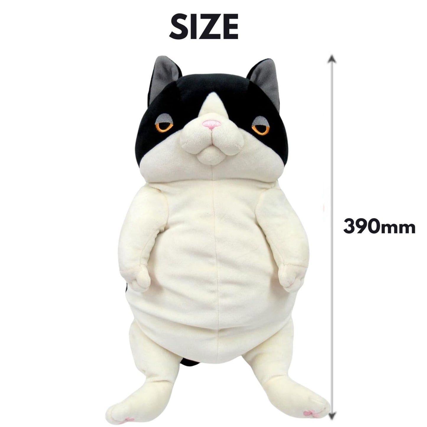 HACHIWARE Cat Black Color Plush Golf Driver Headcover – 460cc Compatible – Exclusive from Japan