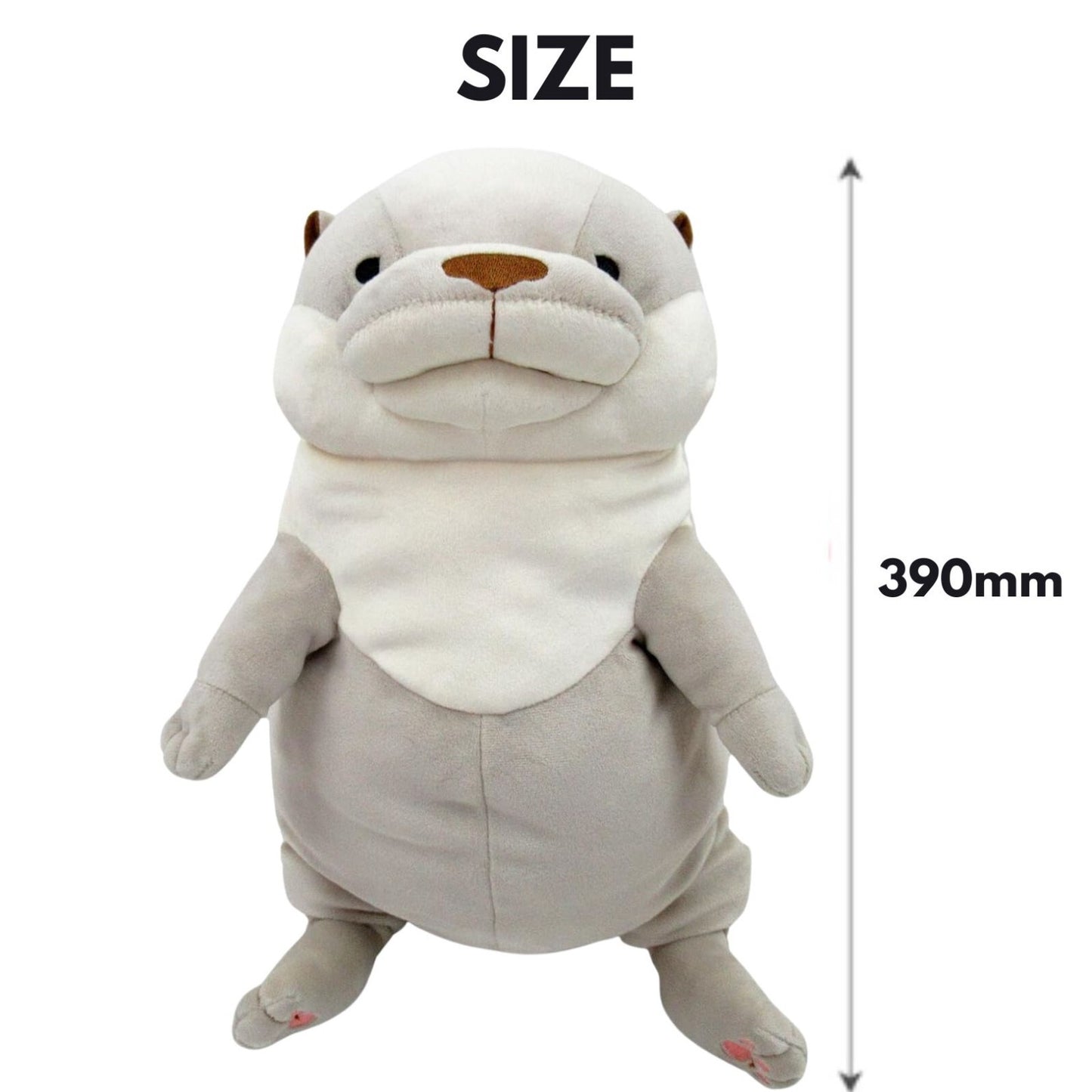 Otter Gray Color Plush Golf Driver Headcover – 460cc Compatible – Exclusive from Japan