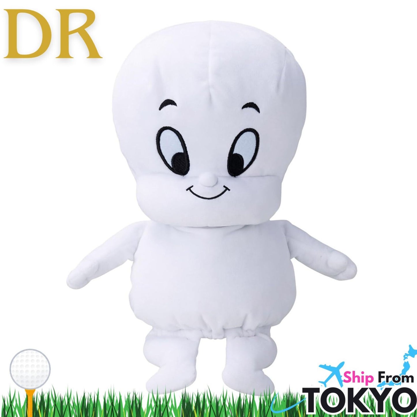 CASPER Plush Golf Driver Headcover – 460cc Compatible – Exclusive from Japan