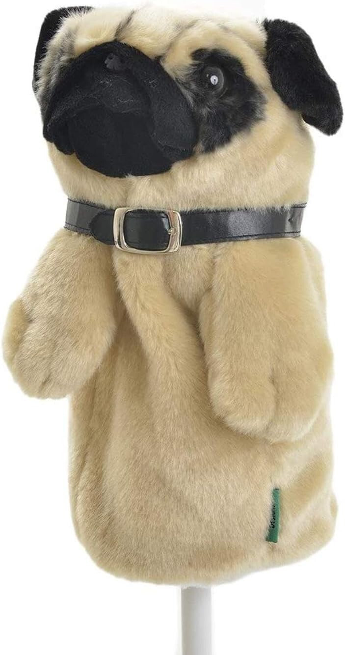 Pug Dog Plush Golf Driver Headcover – 460cc Compatible – Exclusive from Japan