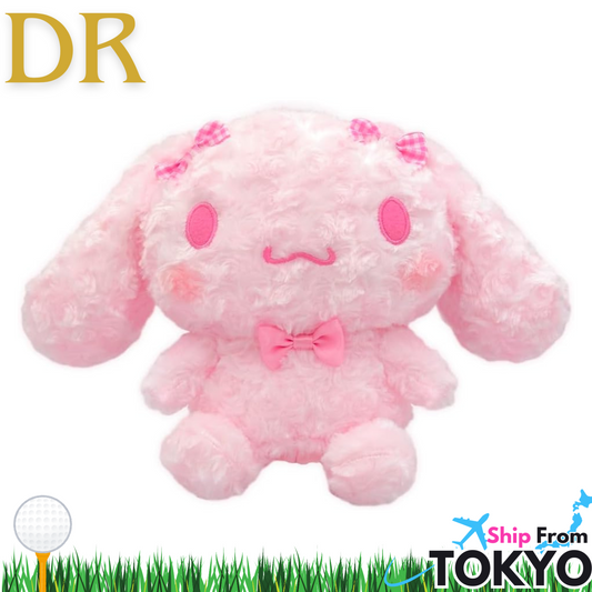 SANRIO CINNAMOROLL Pink Plush Golf Driver Headcover – 460cc Compatible – Exclusive from Japan
