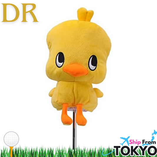 CHICKEN RAMEN NISSHIN CHARACTOR Plush Golf Driver Headcover – 460cc Compatible – Exclusive from Japan