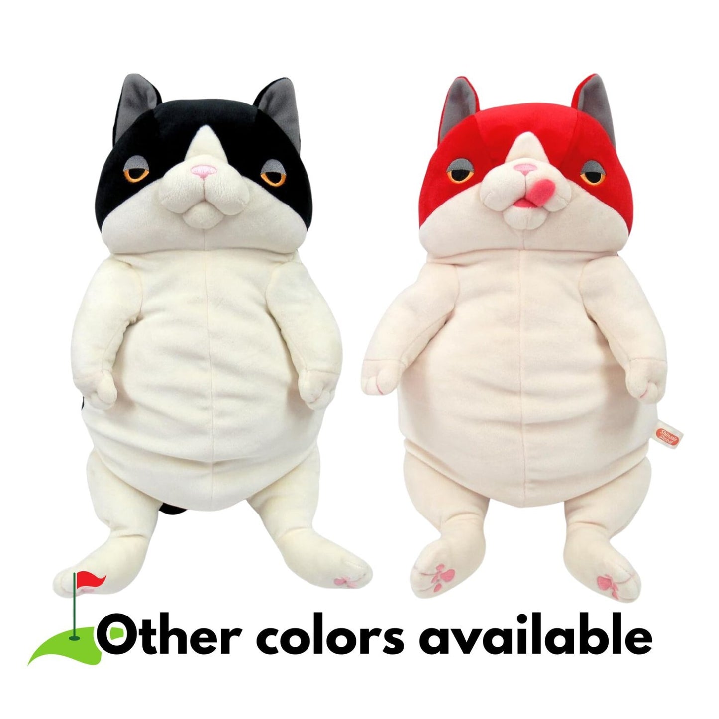 HACHIWARE Cat Black Color Plush Golf Driver Headcover – 460cc Compatible – Exclusive from Japan