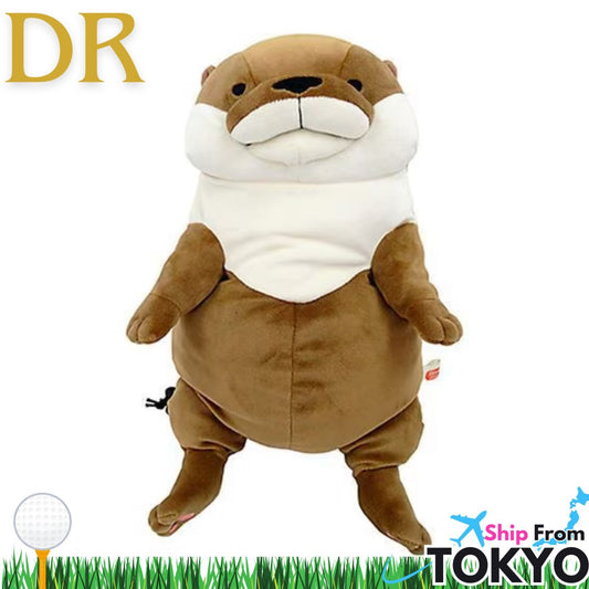 Otter Brown Color Plush Golf Driver Headcover – 460cc Compatible – Exclusive from Japan