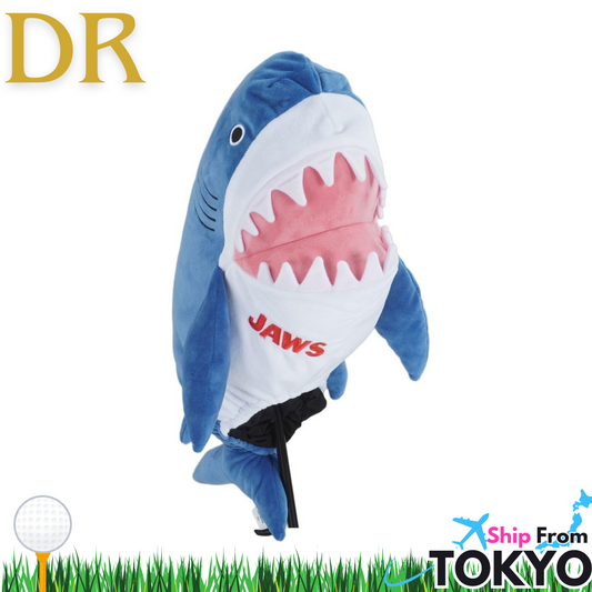 JAWS Shark  Plush Golf Driver Headcover – 460cc Compatible – Exclusive from Japan