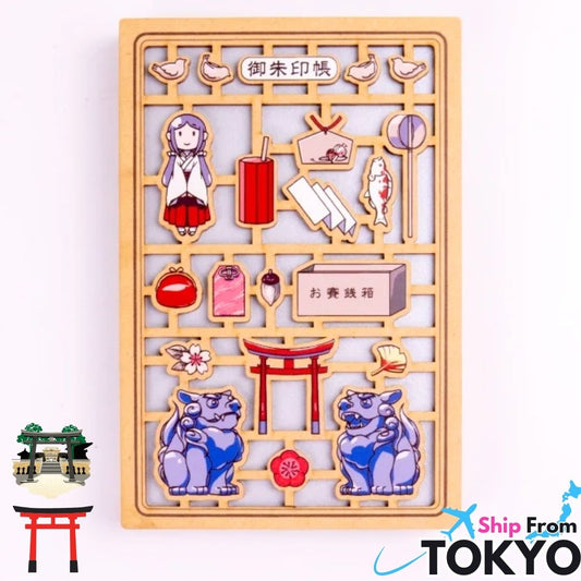 Wooden Cutout Goshuin Art Book – Shrine Game Style