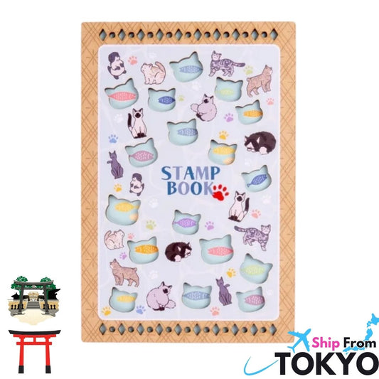 Wooden Cutout Goshuin Art Book – Cat Silhouette