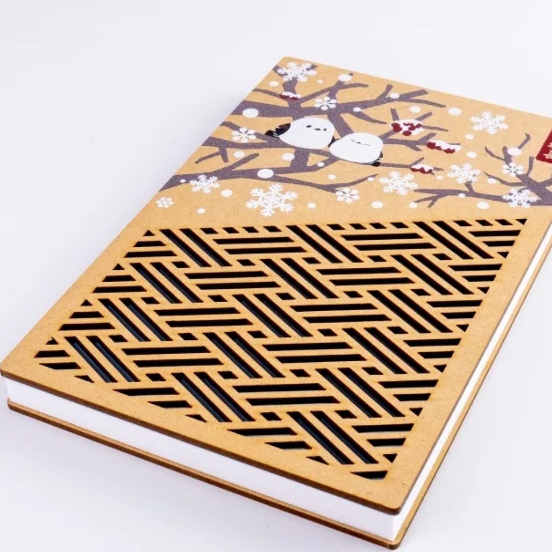 Wooden Cutout Goshuin Art Book – Shimaenaga