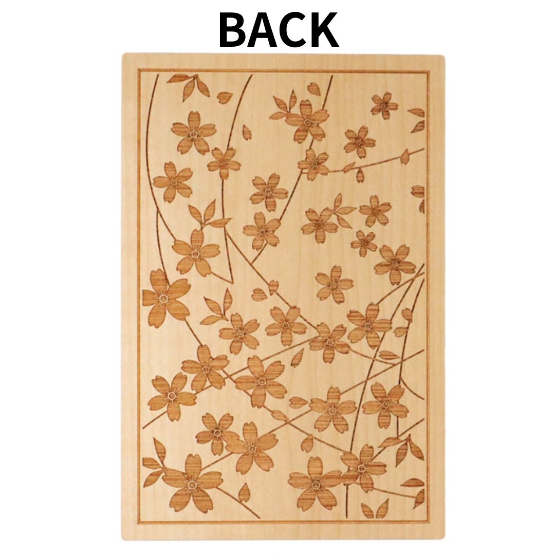 Wooden Cutout Goshuin Art Book – Sakura
