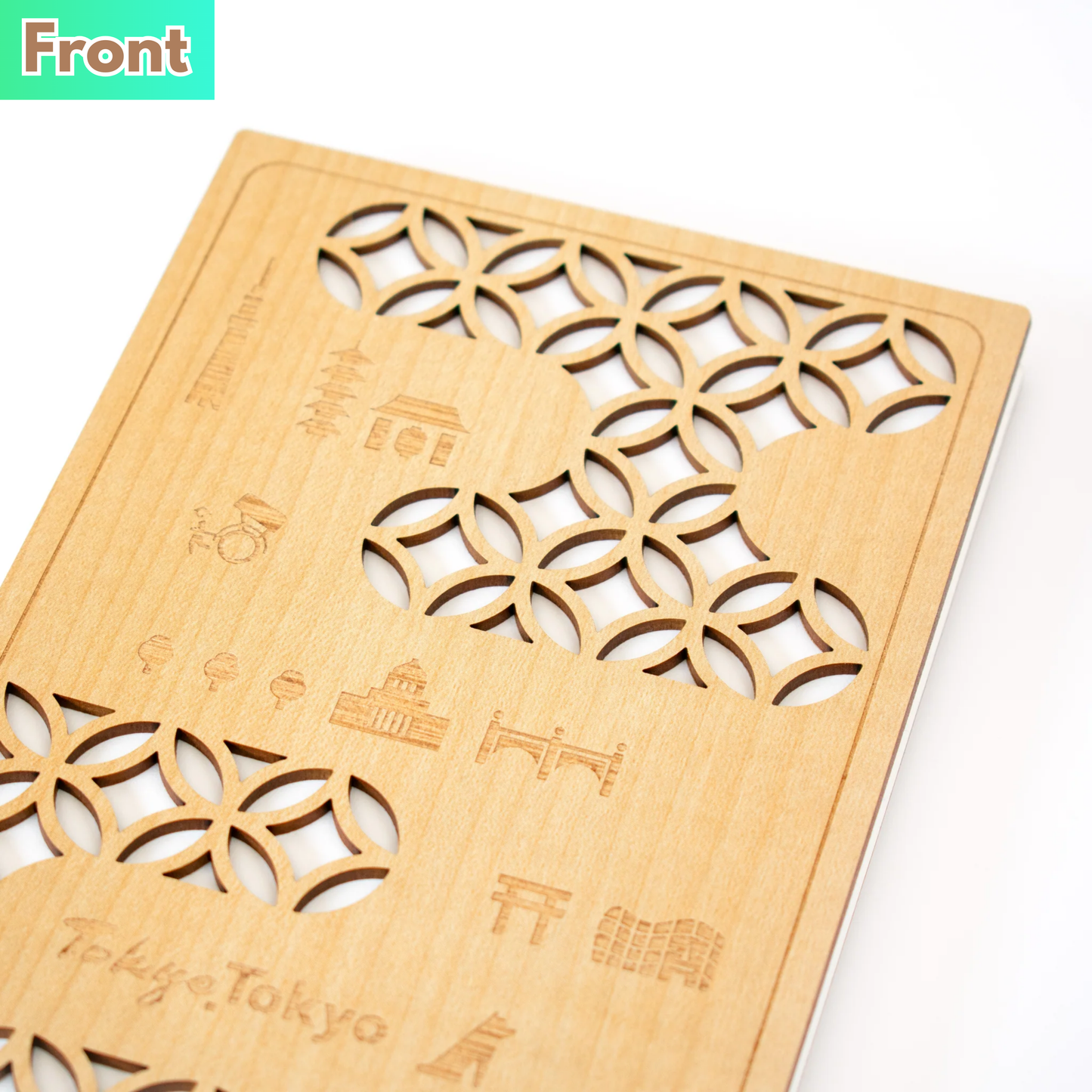 Wooden Cutout Goshuin Art Book – Tokyo