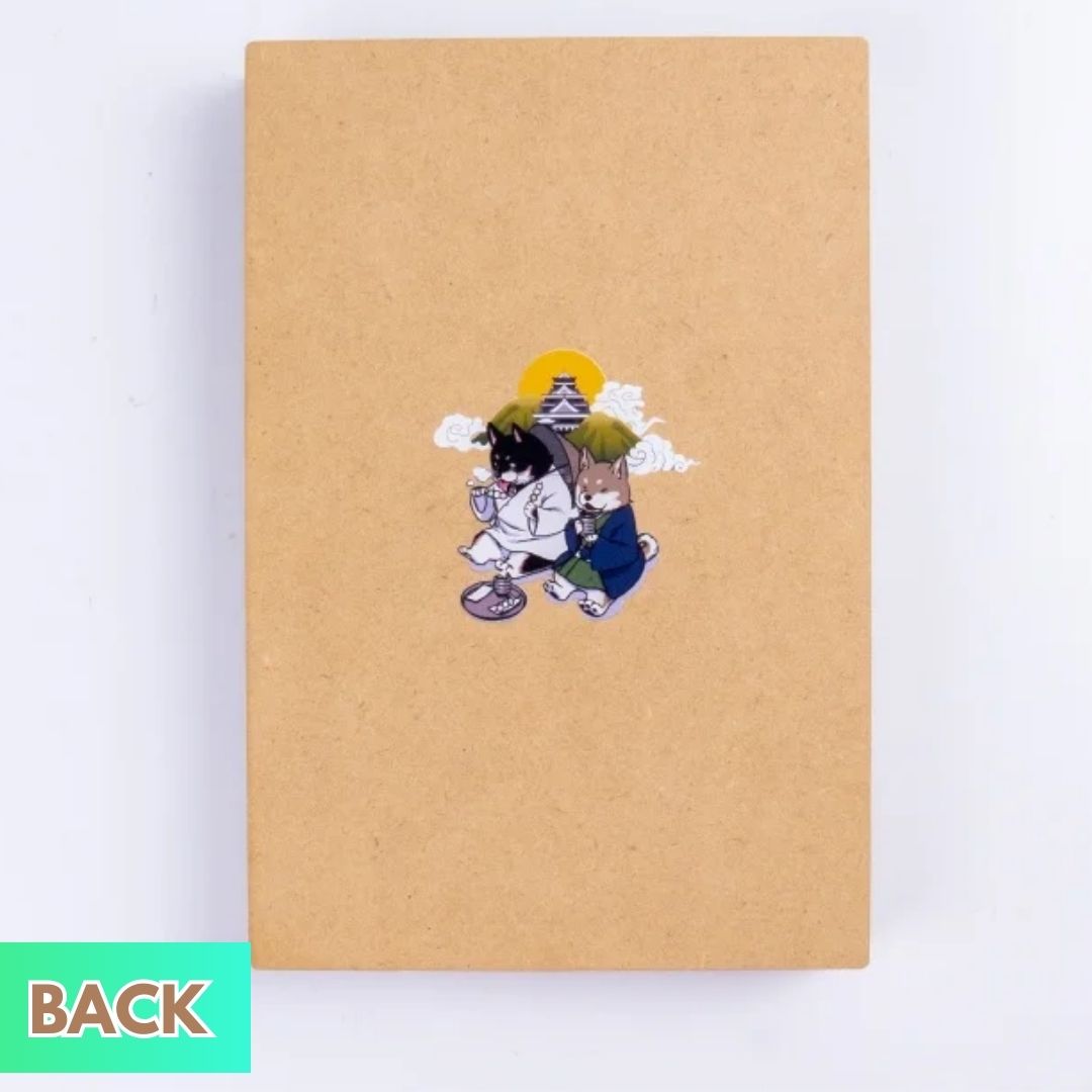 Wooden Cutout Goshuin Art Book – Travel Dog Adventure