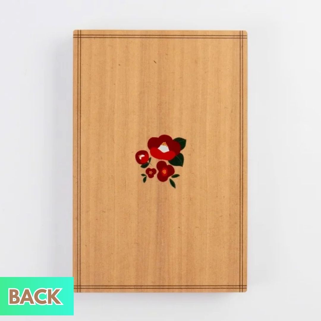 Wooden Cutout Goshuin Art Book – Camellia