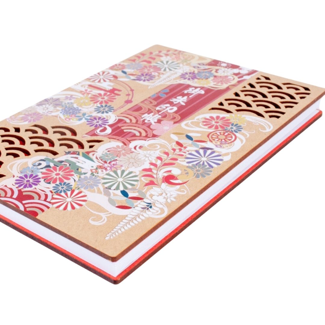 Wooden Cutout Goshuin Art Book – Miyabi Flower