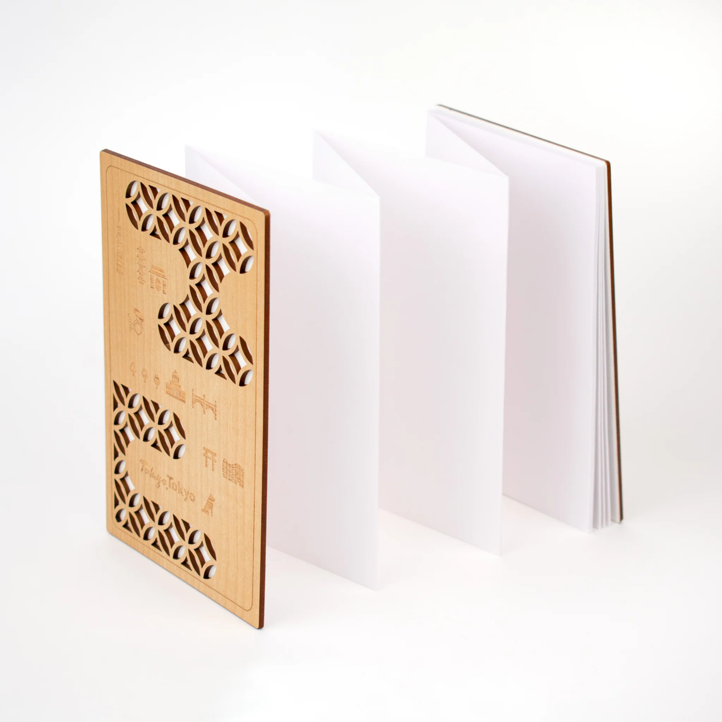 Wooden Cutout Goshuin Art Book – Tokyo