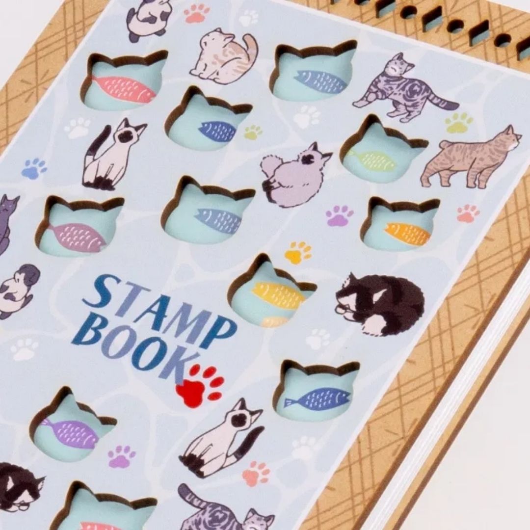 Wooden Cutout Goshuin Art Book – Cat Silhouette