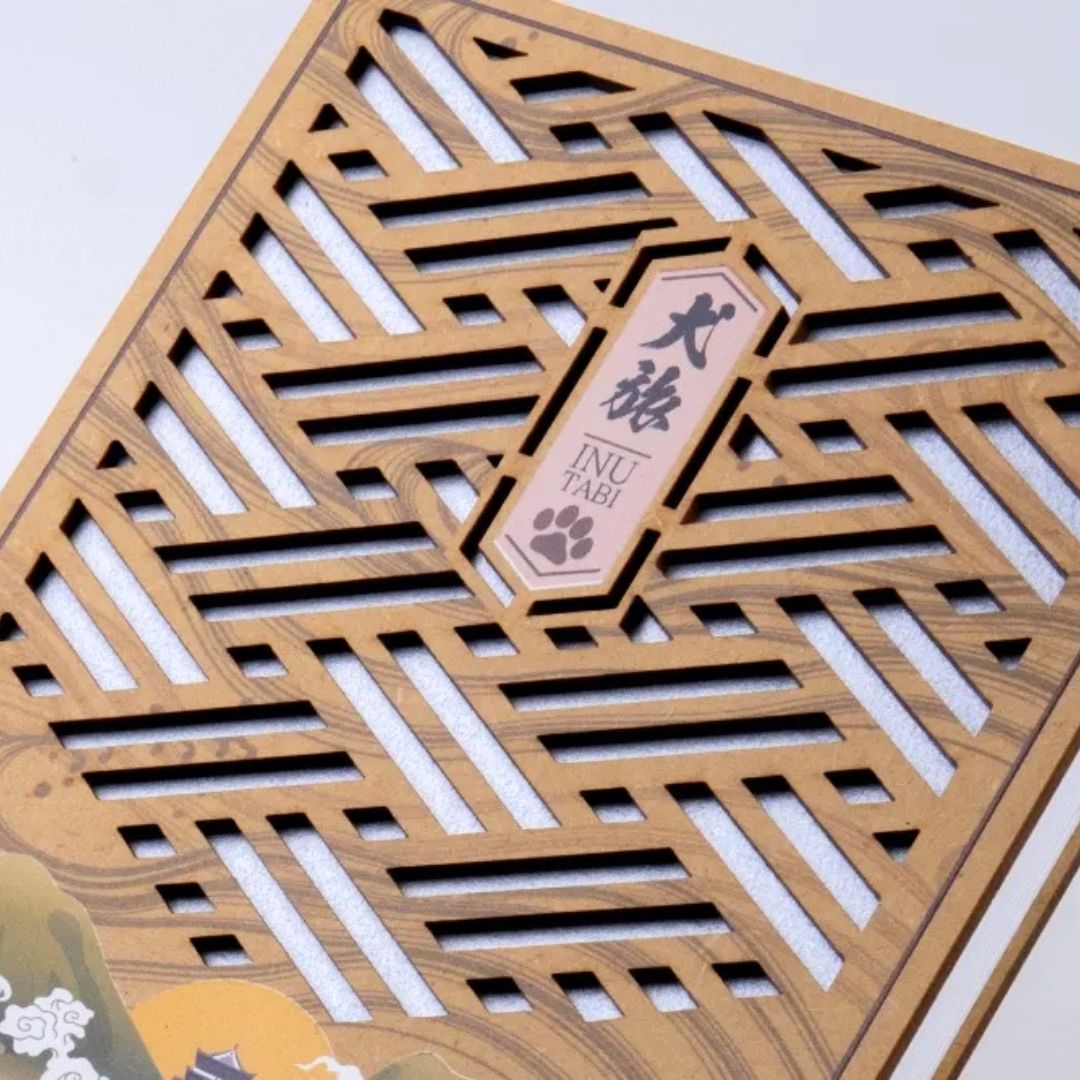 Wooden Cutout Goshuin Art Book – Travel Dog Adventure