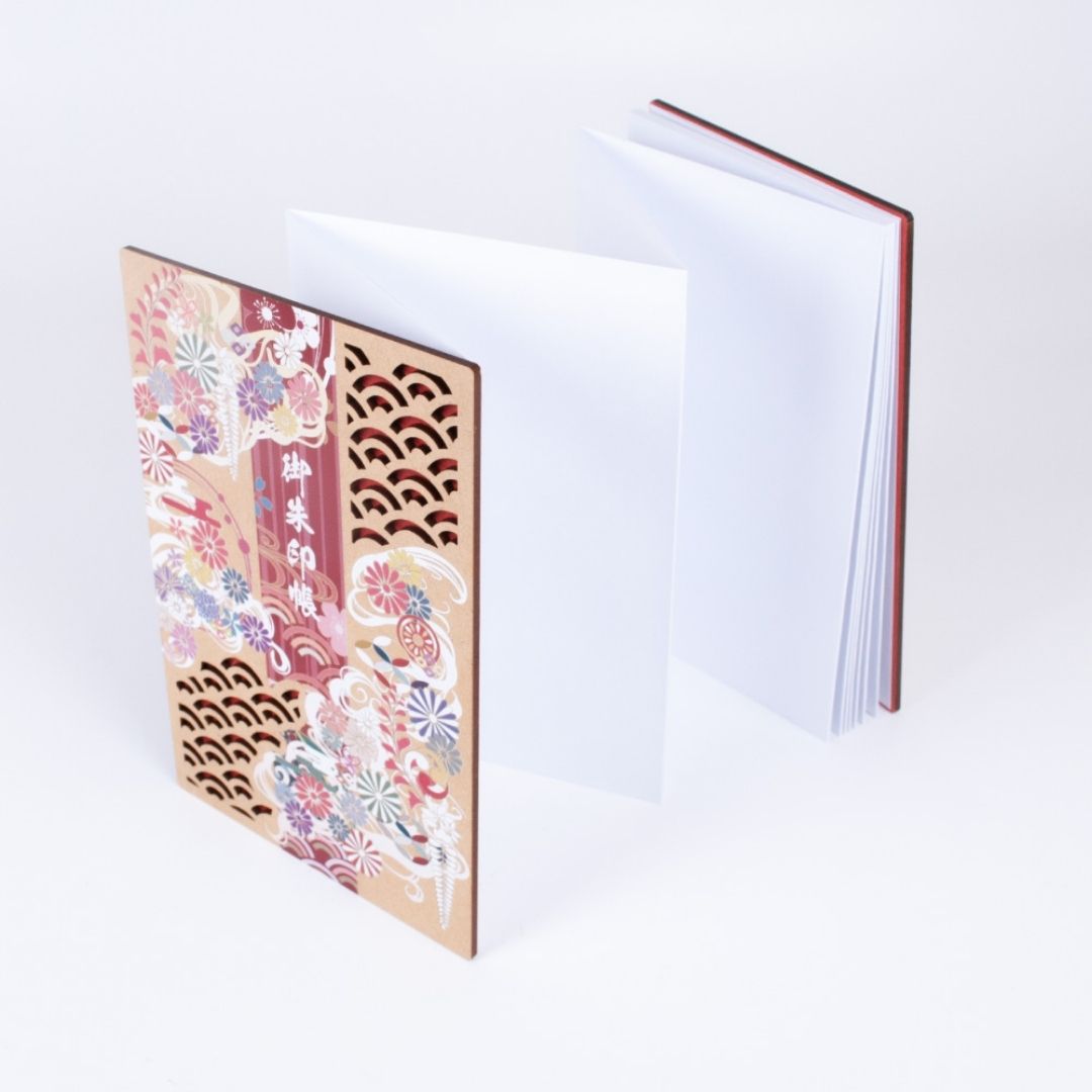 Wooden Cutout Goshuin Art Book – Miyabi Flower