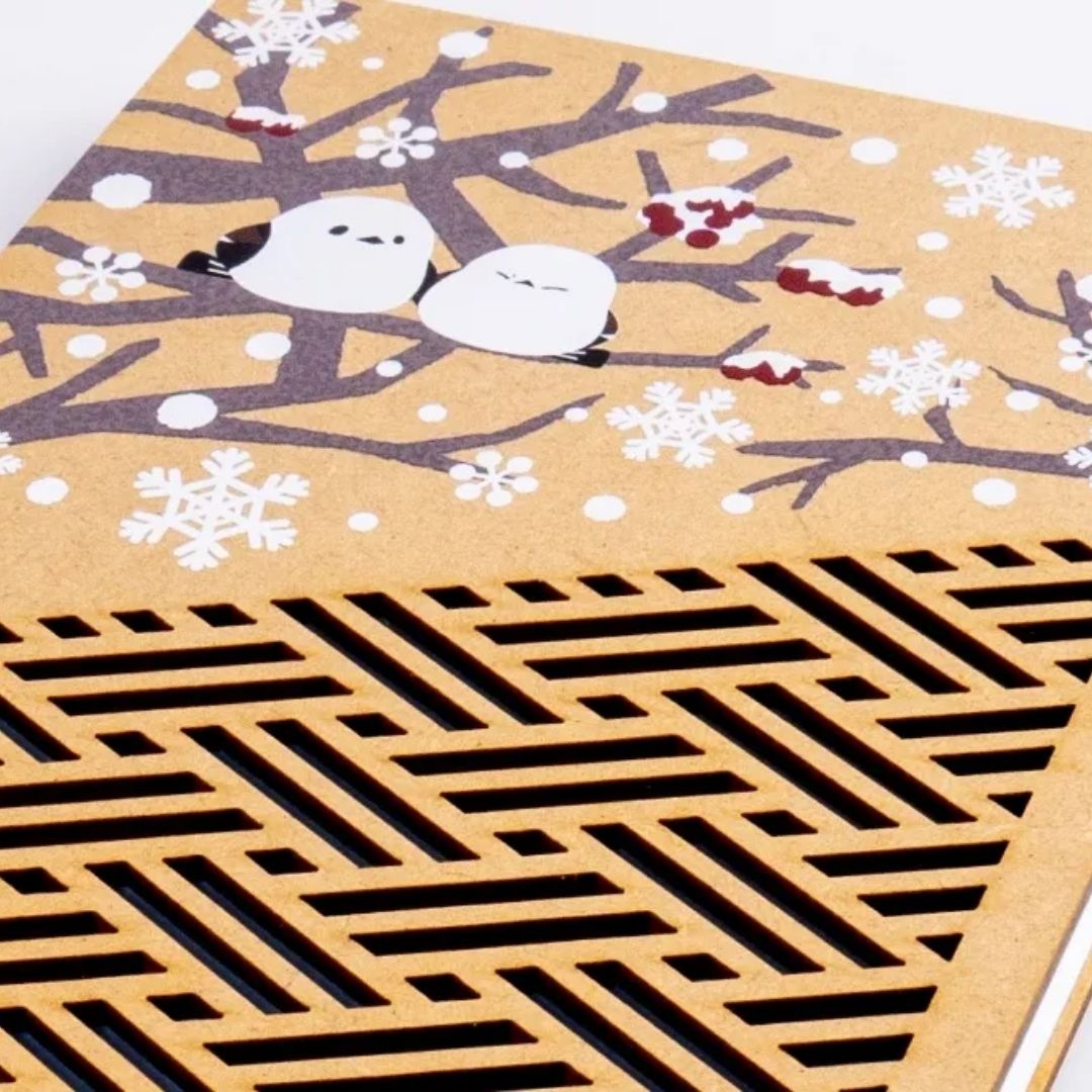 Wooden Cutout Goshuin Art Book – Shimaenaga