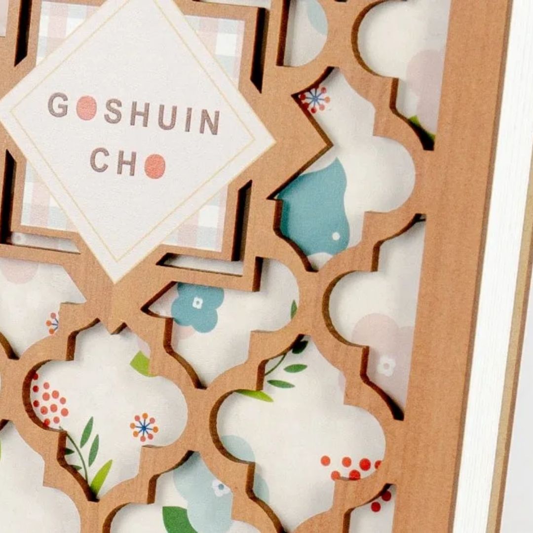 Wooden Cutout Goshuin Art Book – Bird Motif